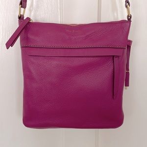 Vera Bradley Mallory crossbody (Leather) in Wild Berry